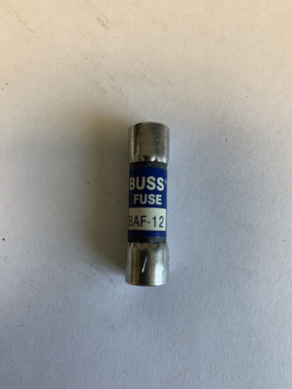 Bussmann BAF12 12A 250V Fuse "Lot of 10"