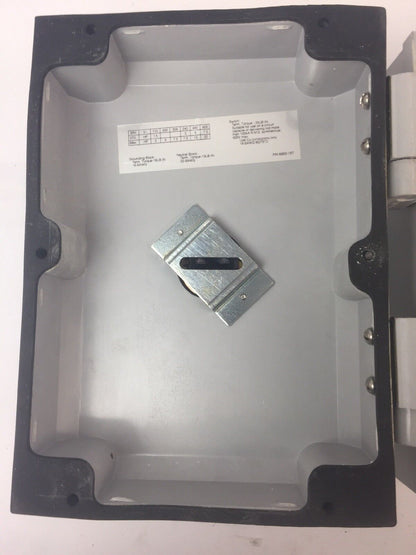 ARROW HART AH30MS2F DISCONNECT SWITCH 30A 600VAC FUSIBLE TYPE 3T,4X,12 ENCLOSED