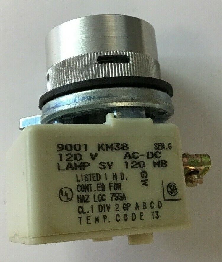 SQUARE D 9001 TP19 PILOT LIGHT 120V SER.B