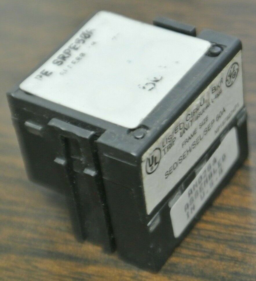 GE SRPE50A 50A TRIP UNIT for CIRCUIT BREAKER FRAME SIZES SED / SEH / SEL / SEP