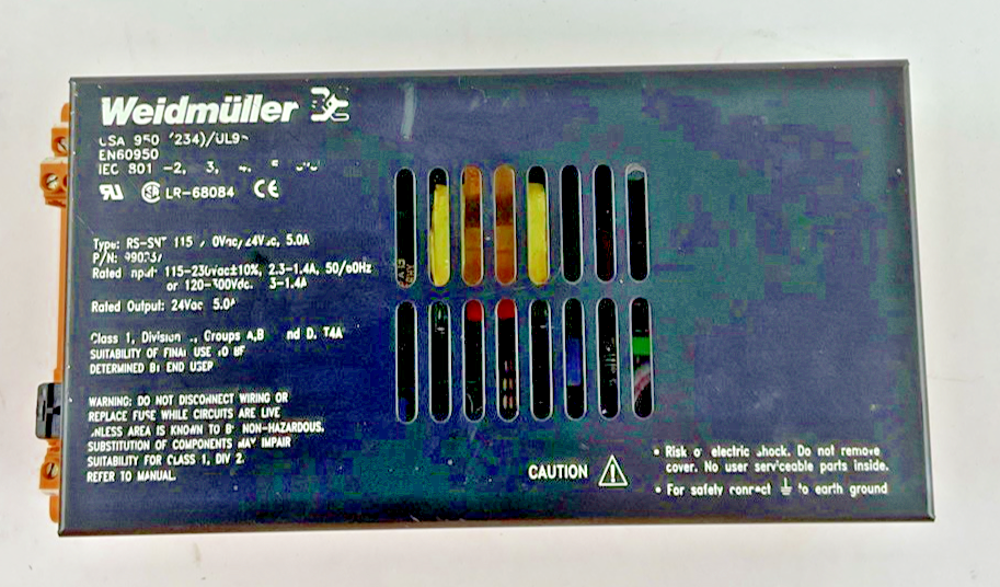 WEIDMULLER CSA 950 POWER SUPPLY 230VAC 300VDC