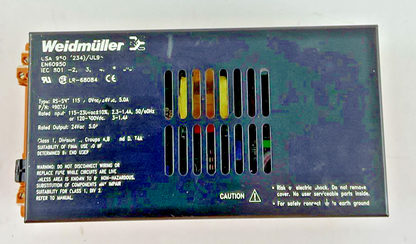 WEIDMULLER CSA 950 POWER SUPPLY 230VAC 300VDC