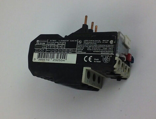 TELEMECANIQUE Overload Relay LR2 D1306 (LR2-D1306) (LR2D1306)