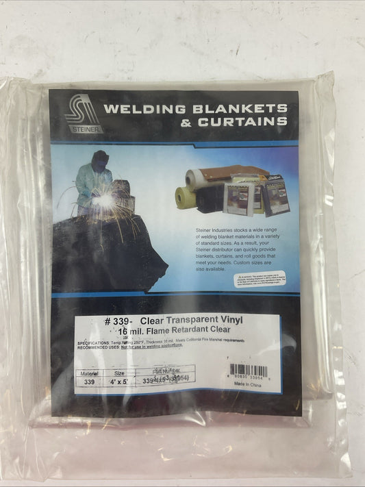 STEINER WELDING BLANKETS & CURTAINS 339-4x5 (33954) SIZE 4' X 5' MATERIAL 339