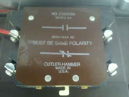 CUTLER HAMMER SIZE 5 STARTER 240V COIL W/ 42-2807-3 300/5 CURRENT TRANSFORMER