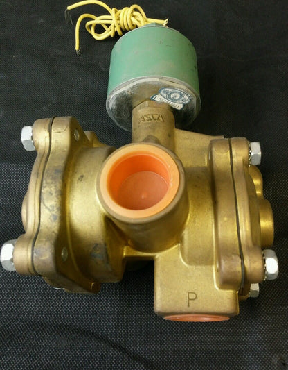 ASCO Brass 1" NPT Valve, 8316E37, 120V, 6 W