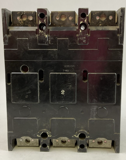 GE TJ4VF26 CIRCUIT BREAKER FRAME 600A 600VAC 3P MOD 5 MICRO VERSA TRIP T4VT 500A