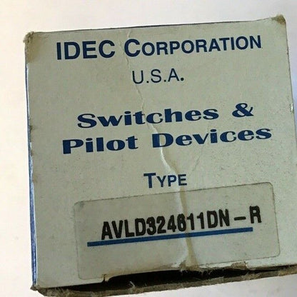 IDEC AVLD324611DN-R PUSH BUTTON 120-600VAC 110-600VDC 10A