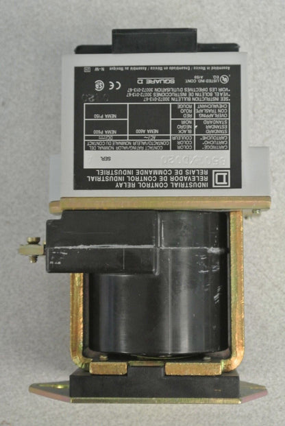 SQUARE D 8501XD020 TYPE X CONTROL RELAY / 115/125V COIL / 8-POLE / NEW SURPLUS