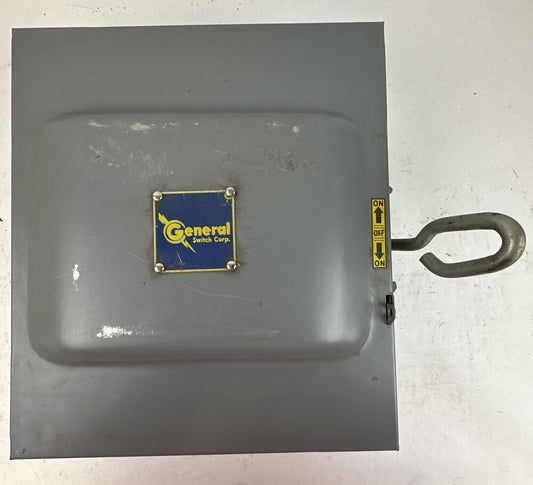 GENERAL SWITCH 63DU SAFETY SWITCH VOLTS 240 AC 60 AMP 3 POLE TYPE: D'BLE THROW