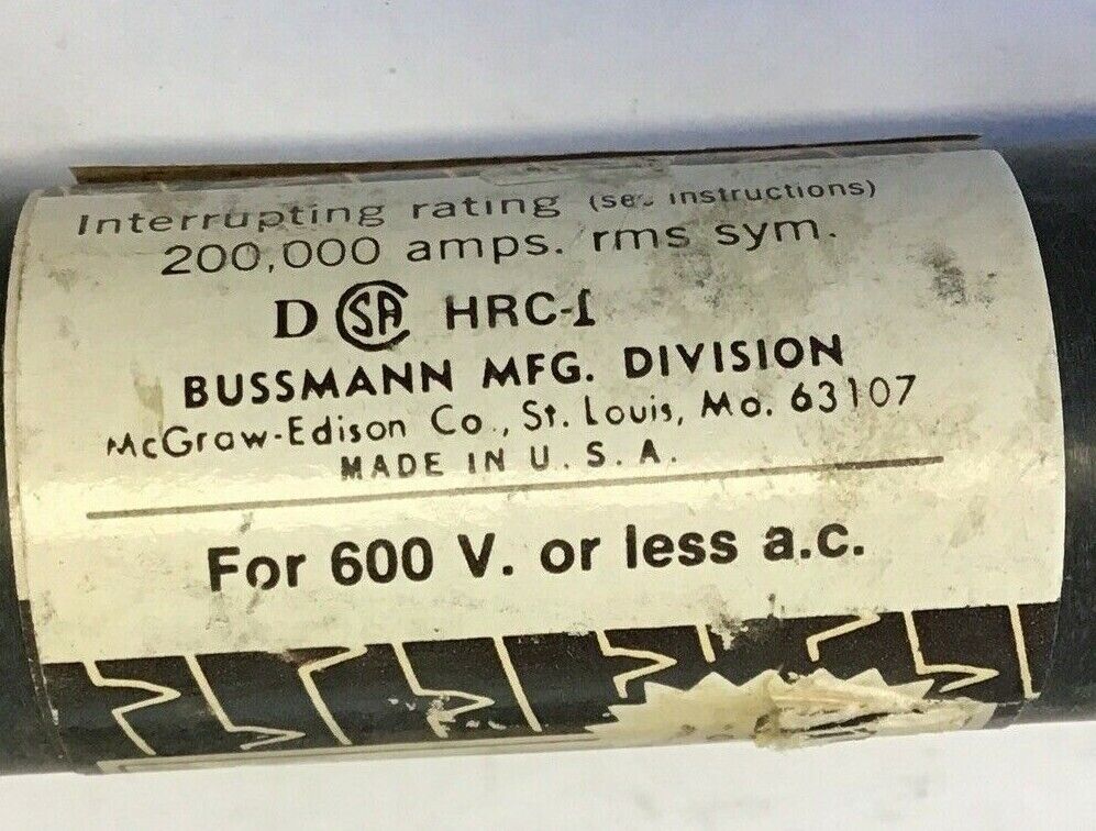 BUSSMAN LPS-R 70 LOW PEAK 600VAC CLASS RK5 DUAL-ELEMENT ***LOTOF4***