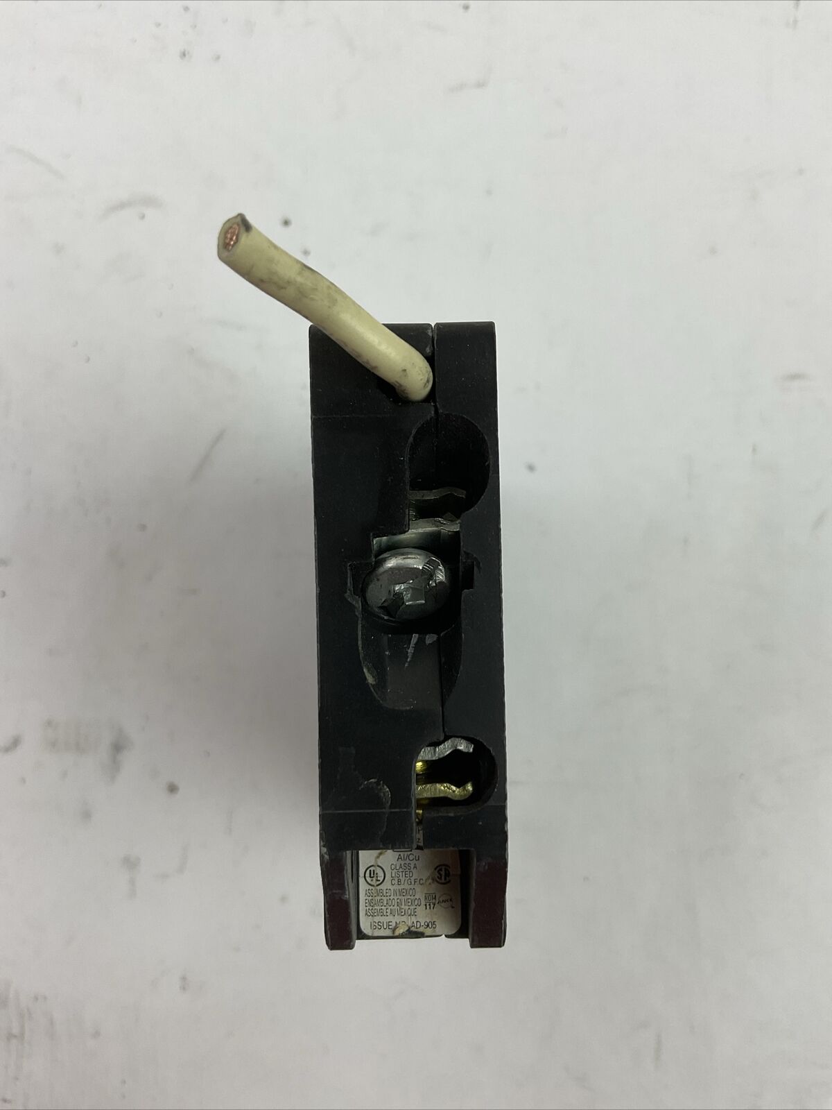 SQUARE D QO115GFI GROUND FAULT CIRCUIT BREAKER 1POLE 15AMP 120VAC