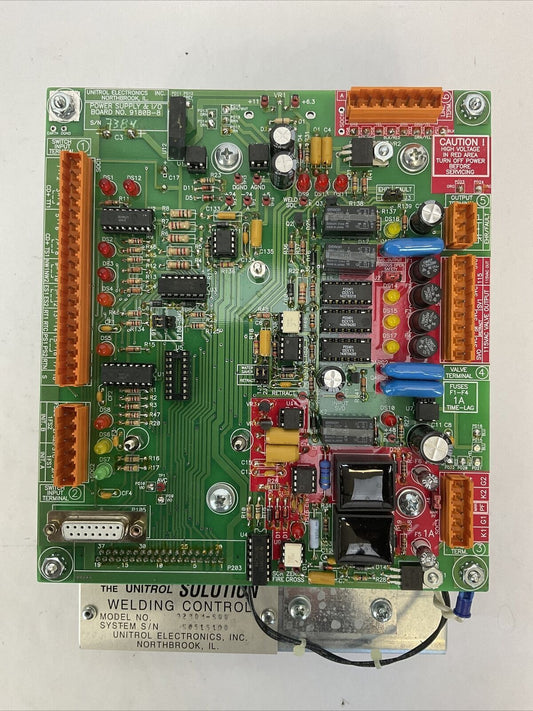 THE UNITROL SOLUTION WELDING CONTROL 9280M-S00 ( 9180B-8 POWER SUPPLY & I/O)