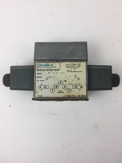DOUBLE A QF-5M-FF-10A3 DIRECTIONAL VALVE