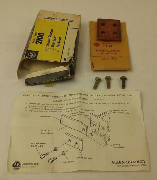ALLEN BRADLEY 2100-NC2 HARDWARE KIT RENEWAL PARTS, 2100NC2, 2100