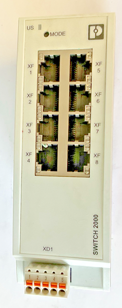 PHOENIX CONTACT FL SWITCH 2008 ETHERNET SWITCH 0.35A 18-32VDC