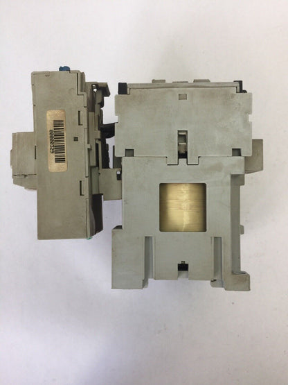 ALLEN BRADLEY 100-C09Z*10 REVERSING CONTACTOR 600VAC 25A COIL 24VDC 193-EB1DB