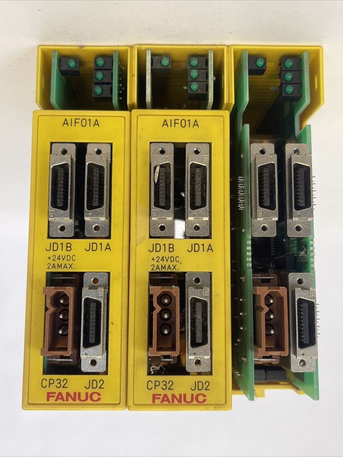 FANUC AIF01A A03B-0807-C011 I/O INTERFACE MODULE (LOT OF 3)