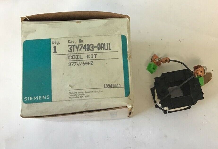 SIEMENS 3TY7403-0AU1 COIL KIT 277V/60HZ