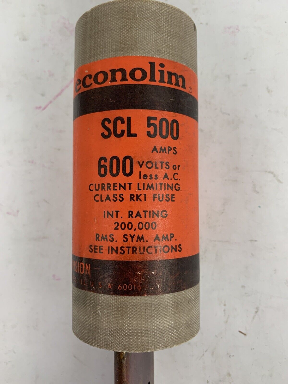 Economy Fuse SCL500 500A 600V Fuse