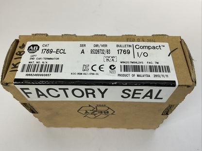 ALLEN BRADLEY 1769-ECL SER A F/W REV N/A DIR/VER 95320732/03 LEFT END CAP/ TERMI