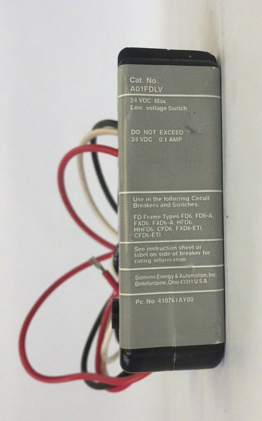 ITE A01FDLV LOW VOLTAGE SWITCH 24VDC