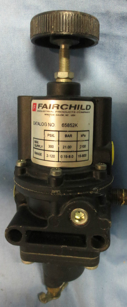 FAIRCHILD 65852K PRESSURE REGULATOR 300 PSIG, BAR 21.0, KPA 2100