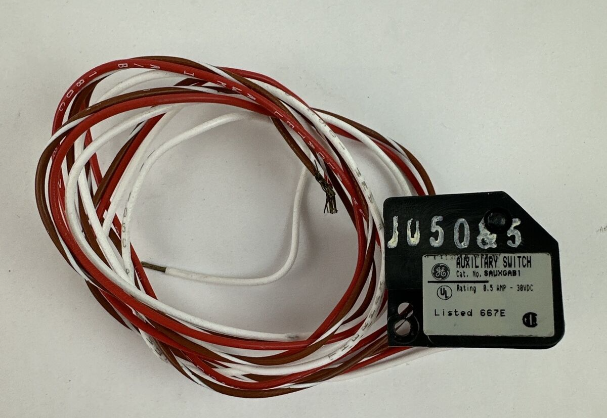 GE SAUXGAB1 AUXILIARY SWITCH 0.5A 30VDC