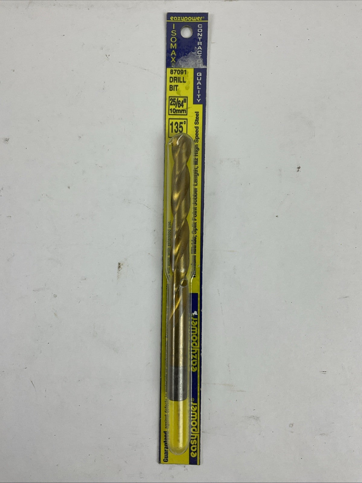 EAZYPOWER 87091 25/64" 10mm 135° ISOMAX DRILL BIT CONTRACTOR QUALITY