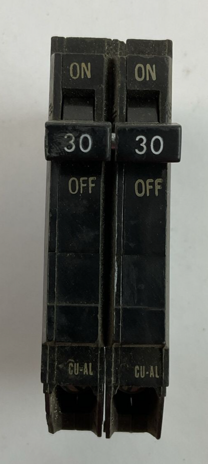 GE TQP230 30AMP 120/240VAC 2POLE CIRCUIT BREAKER (LOT OF 2)