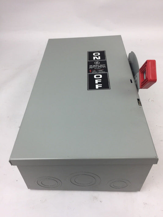 GE TH3222 HEAVY DUTY FUSIBLE SAFETY SWITCH 60AMPS 240VAC 250VDC 15HP 2P MODEL 10