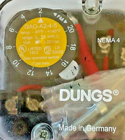 DUNGS GAO-A2-4-5 PRESSURE SWITCH