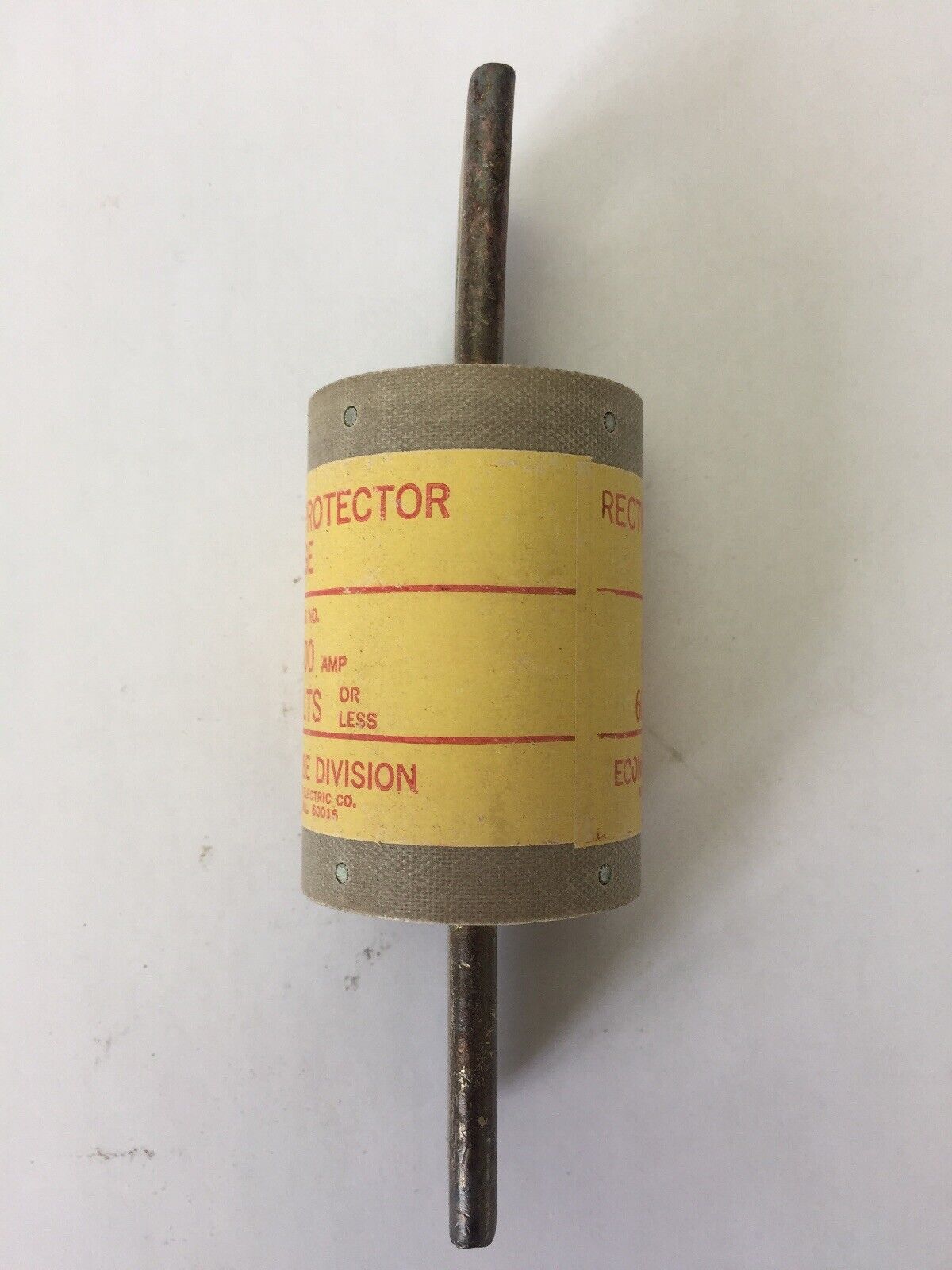 ECONOMY FUSE RFC 400 RECTIFIER PROTECTOR FUSE 400A 600V FEDERAL PACIFIC ELECTRIC