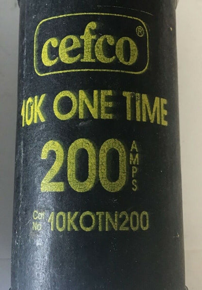 CEFCO 10K OTN FUSE ONE TIME CLASS H 250V ***LOTOF2***