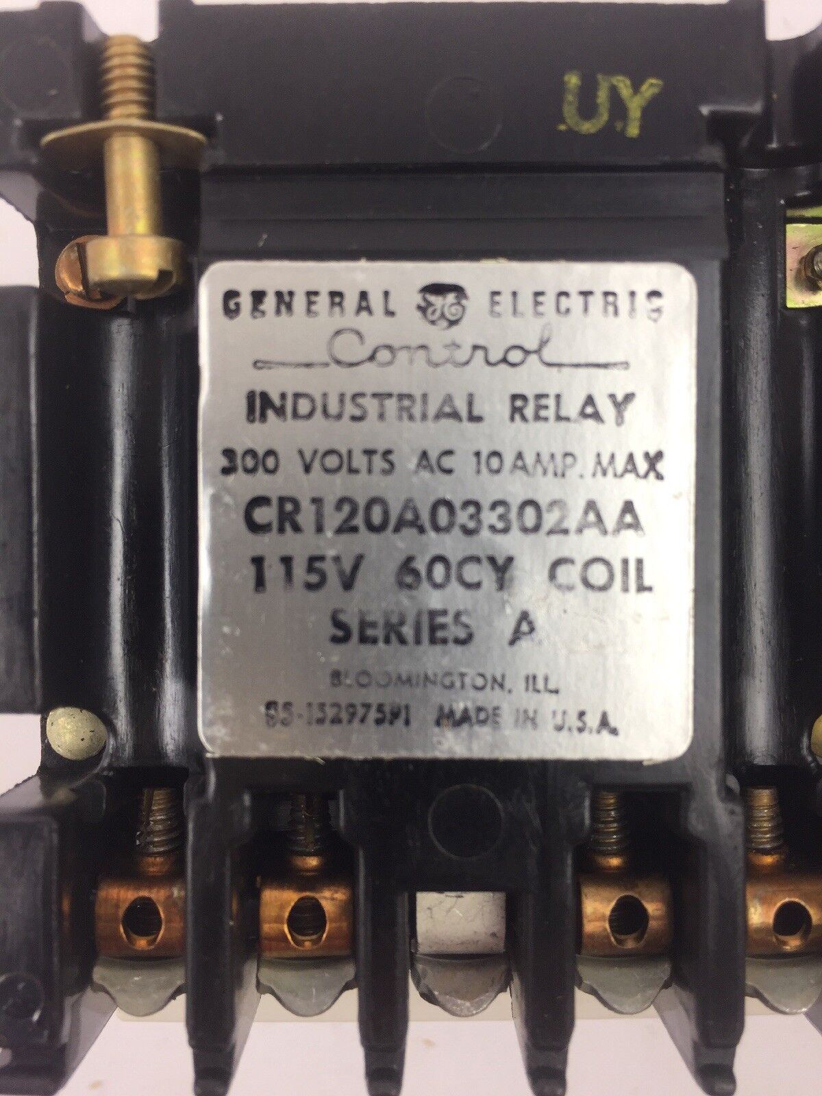 GE 120A03302AA 300V INDUSTRIAL RELAY COIL 115V 60CY