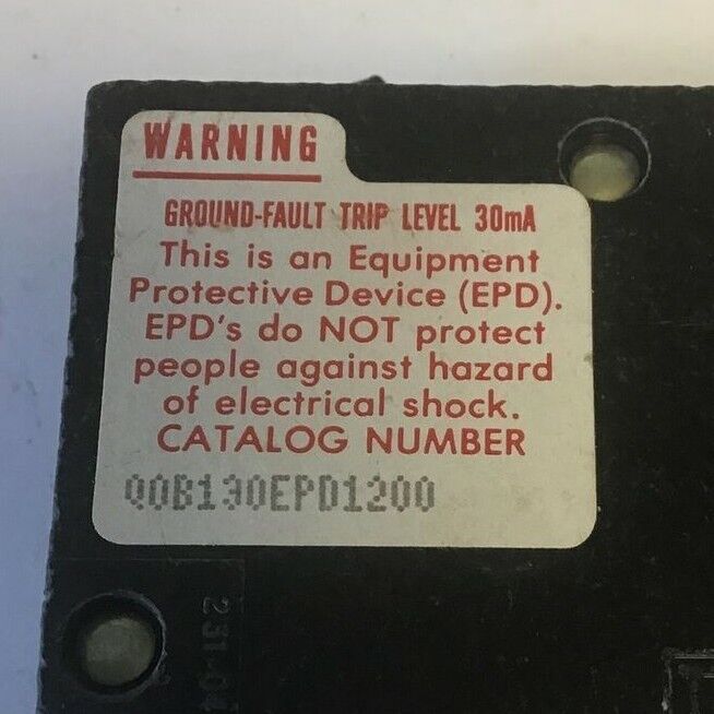 SQUARE D QOB130EPD1200 CIRCUIT BREAKER 30AMP 120VAC