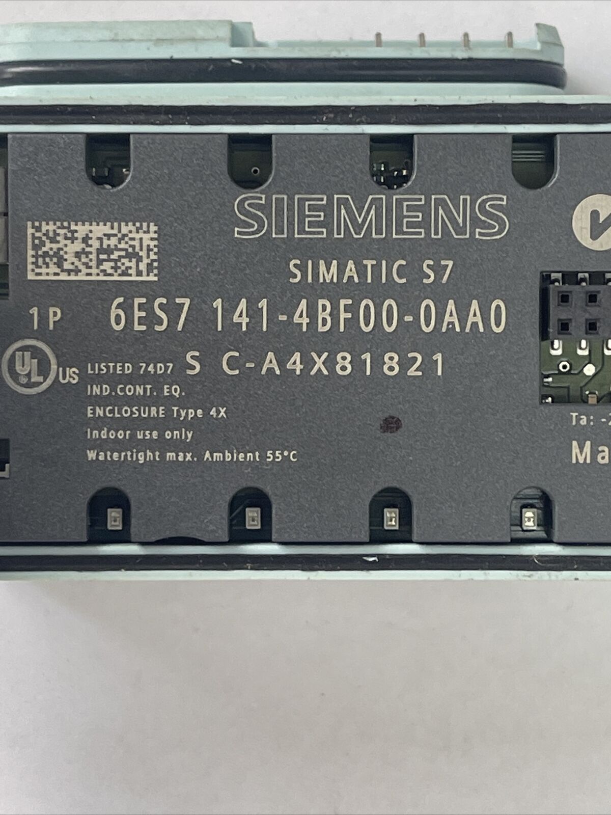 SIEMENS SIMATIC S7 1P 6ES7 141-4BF00-0AA0 DP ELECTRONIC MODULE 24VDC