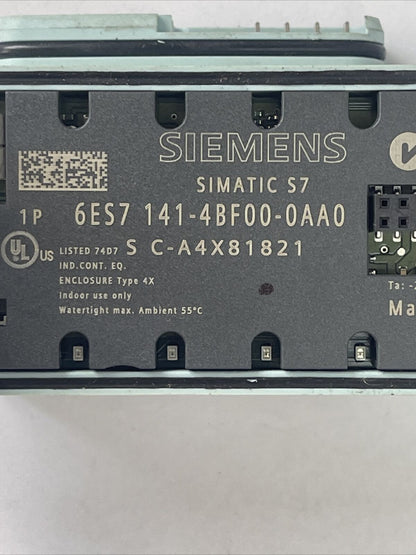 SIEMENS SIMATIC S7 1P 6ES7 141-4BF00-0AA0 DP ELECTRONIC MODULE 24VDC