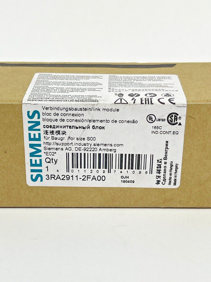 SIEMENS - 3RA2911-2FA00 - CONNECTION BLOCK - LINK MODULE