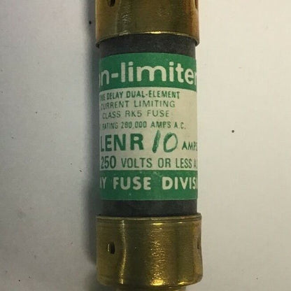 ECONOMY LENR 10 FUSE CLASS RK5 ECON-LIMITER 250VAC 10A ***LOTOF10***