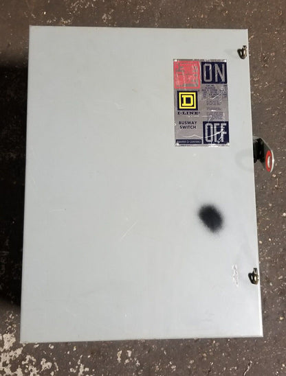 SQUARE D PS4620G TYPE PS 3PH 4W 600 VOLT 200 AMP 200kA@480 VOLT BUS PLUG