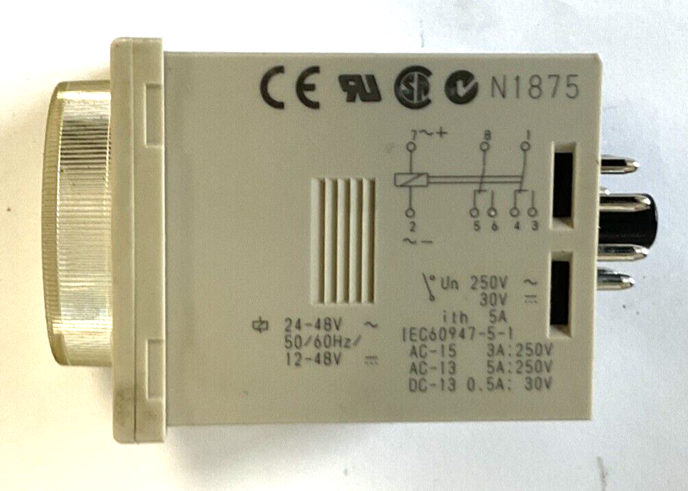 OMRON H3CR-A8 TIMER RELAY 250VAC 48VDC