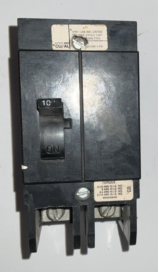 WESTINGHOUSE GB2100 CIRCUIT BREAKER 240VAC 125/250VDC 100A 2POLE