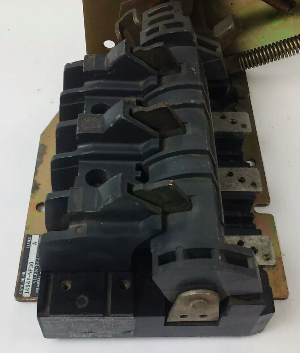 ALLEN BRADLEY 1494F-NF30 SER. A FUSIBLE DISCONNECT SWITCH, 3PH, 30A, 600V, 20HP