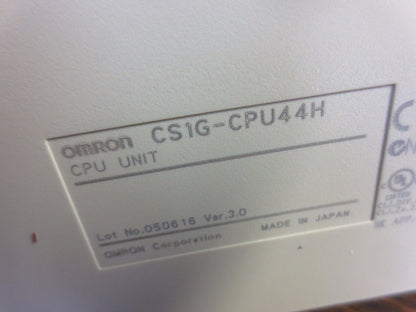 OMRON CS1G-CPU44H PROGRAMMABLE CONTROLLER / CPU + CS1W-SCB41-V1 COMMUNIC. BOARD