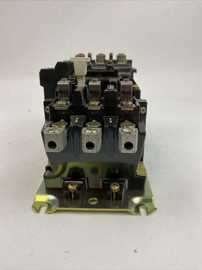 ALLEN BRADLEY 509-COD SIZE 2 STARTER SER B 45A 600VAC COIL 115-120V W/W61 HEATER