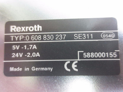 REXROTH 0-608-830-237 / SE311 TIGHTENING CONTROLLER MODULE