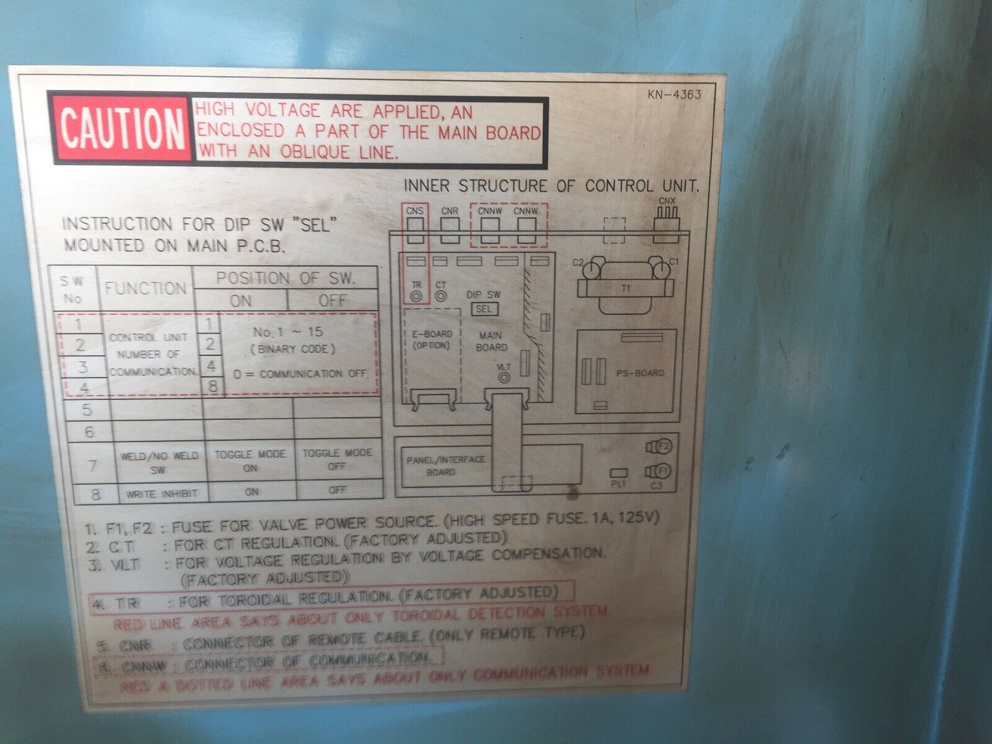 DENGENSHA RWC-70R RESISTANCE WELD CONTROL DECOMSTAR 70