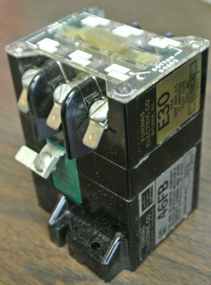 FURNAS 46FBE30 CONTROL RELAY / 10A / 600VAC / 115V COIL / NEW SURPLUS