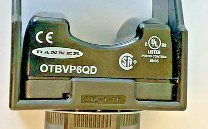 BANNER OTBVP6QD OPTICAL TOUCH SENSOR W/OTC-1-BLK
